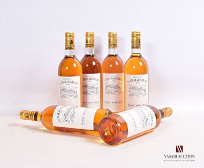 null 6 bouteilles	Château LA CHATAIGNERAIE	Bordeaux Blanc moelleux	1993

	Et. excellentes....