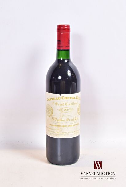 null 1 bouteille	Château CHEVAL BLANC	StEmilion 1er GCC	1990

	Et. un peu fanée et...