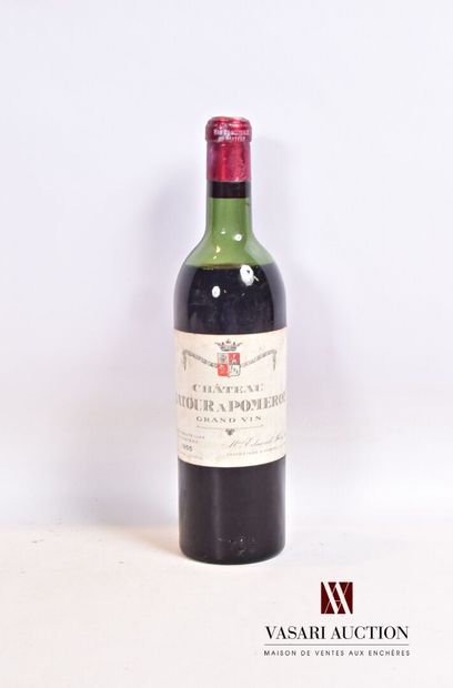 null 1 bouteille	Château LATOUR A POMEROL	Pomerol	1955

	Et. fanée et tachée. 1 petite...