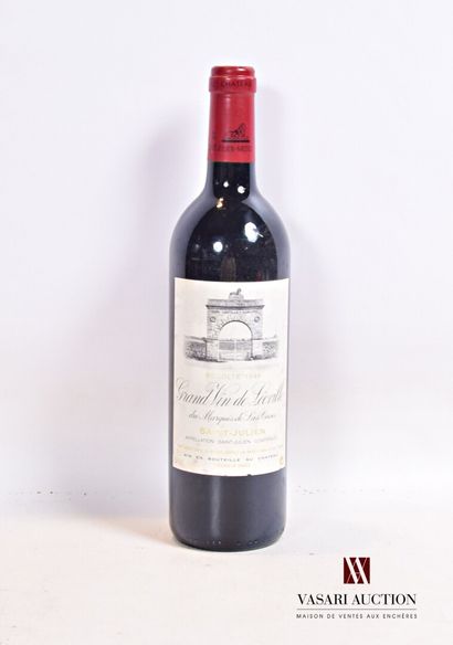 null 1 bouteille	Château LÉOVILLE LAS CASES	St Julien GCC	1996

	Et. un peu fanée...