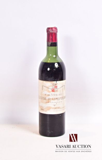 null 1 bouteille	Château LATOUR A POMEROL	Pomerol	1955

	Et. fanée et tachée. Capsule...