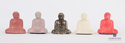 null PASSANITI Francesco (born in 1952)

Suite of four Buddha in tinted DUCTAL BEFUP...