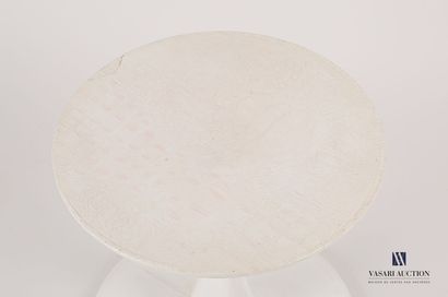 null PASSANITI Francesco (born in 1952)

Stool in white BEFUP DUCTAL, the round textured...