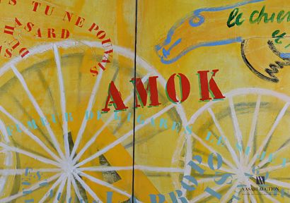 null PASSANITI Francesco (born in 1952)

Amok G.

Two acrylic on canvas

Signed lower...