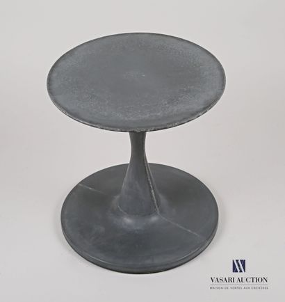 null PASSANITI Francesco (born in 1952)

Stool in grey BEFUP DUCTAL, the round seat...