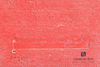 null PASSANITI Francesco (born in 1952)

Bookcase in red tinted concrete

Signed...