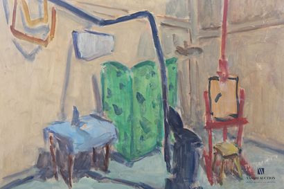 null 
PIKELNY Robert (1904-1986)




L'Atelier




Huile sur isorel




Signée en...