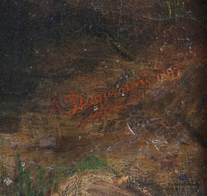 null DUQUENNE A. (XIX-XXème siècle)

La bohémienne

Huile sur toile

Signée en bas...
