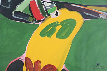 null CÉLICE Pierre (1932-2019)

Composition abstraite en vert et jaune

Acrylique...
