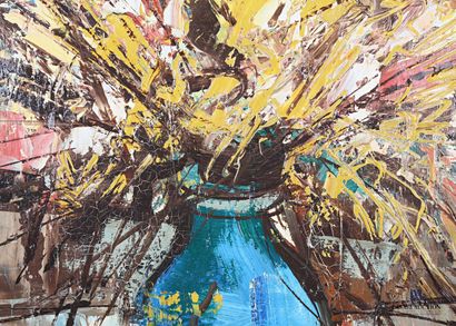 null LARRIEU Gaston (1908-1983)

Blue Vase with Gorse

Oil on canvas

Signed lower...