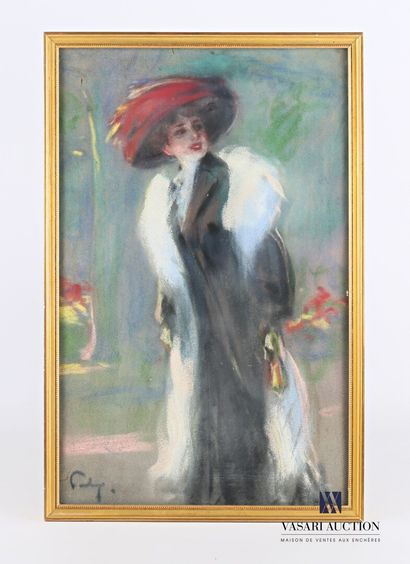 null FORTUNEY Louis (1875-1951)

Elegant 

Pastel on paper signed lower left

51.5x3.05...