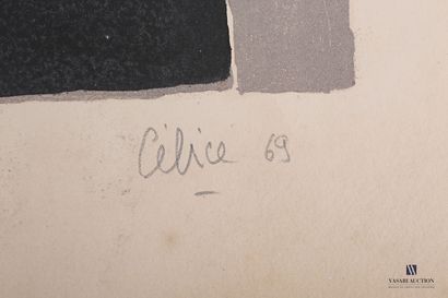 null CÉLICE Pierre (1932-2019)

Les Savis de l'atelier

Lithographie en noir 

Signée...