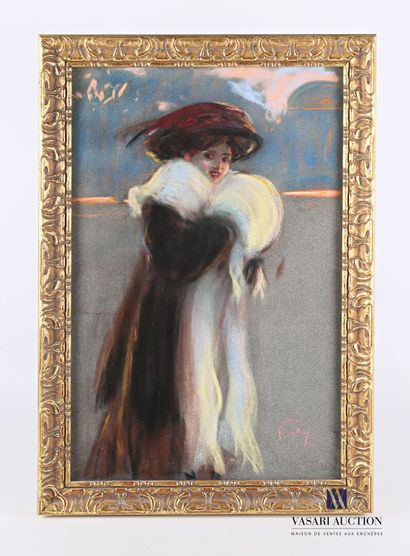 null FORTUNEY Louis (1875-1951)

Elegant 

Pastel on paper signed lower right

56x38...