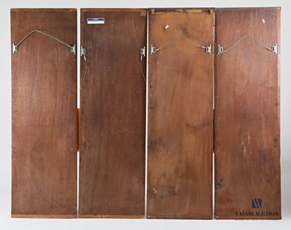 null SINIBALDI Jean-Paul (1857-1909)

Suite of four painted mahogany panels: Young...