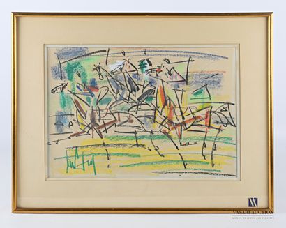 null GEN Paul

Horse Race

Pastel on paper 

Signed lower left

26,5 x 37,5 cm

Framed...