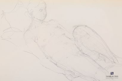 null AUFFRET Charles (1929-2001)

Reclining Nude

Graphite on paper

Signed lower...