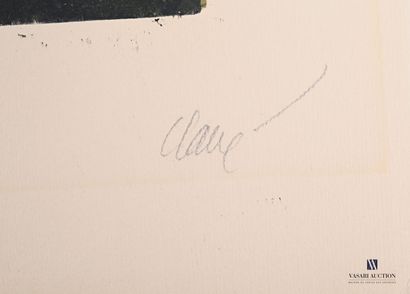 null CLAVÉ Antoni (1913-2005), d'après

Le gant

Linogravure en relief 

Numérotée...