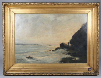 null FOREL Eugène (1858-1938)

Young boy on the rocks at St Jean de Luz

Oil on canvas

Signed...