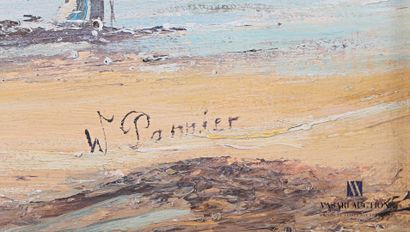 null PANNIER Willy (born in 1952)

Normandy Beach

Oil on panel

Signed lower right

19,5...