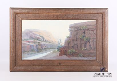 null JORIOT Antoine Emmanuel (20th century)

View of an oasis in the valley of Oued...