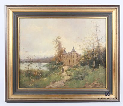 null FOULARD E.

The entrance of the castle

Oil on canvas

Signed lower right

33,2...