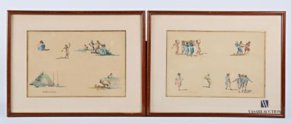null RANAIVOSON Alexandre

Studies of animated Malagasy scenes

Pair of watercolors...