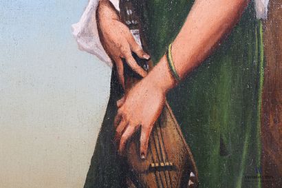 null DUQUENNE A. (XIX-XXth century)

The gypsy woman

Oil on canvas

Signed lower...