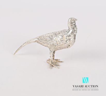 null Silver subject representing a pheasant

Weight : 119,59 g - Height : 5,5 cm...