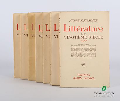 null [LITTERATURE]

ROUSSEAUX André - Littérature du vingtième siècle - Paris, Albin...