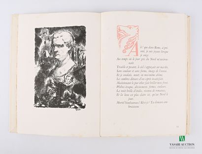 null GOETHE - Roman Elegies Translation by Maurice Betz - Paris, Emile Paul Frères,...