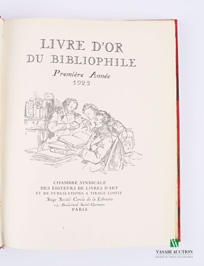 null COLLECTIVE - Livre d'or du Bibliophile, première année 1925 - Paris Chambre...