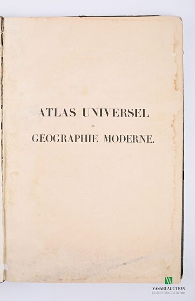 null MEISSAS et MICHELOT - Atlas universel pour la nouvelle géographie méthodique...
