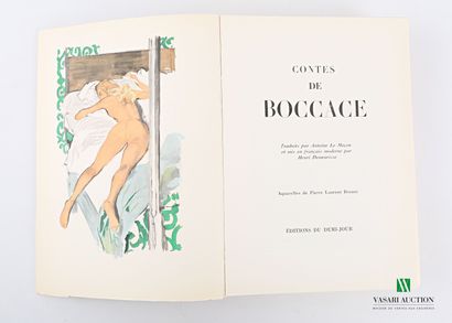 null [LIBERTINAGE]

BOCCACE Jean - Contes - Paris, Editions du demi-jour, 1955 -...