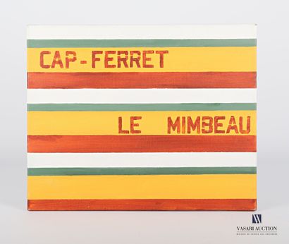 null ANONYME (XXème siècle)

CAP FERRET - LE MIMBEAU

Huile sur toile

Datée 2009...
