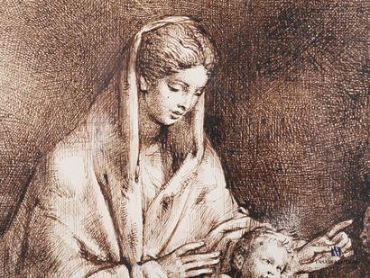 null GOOR Gaston (1902-1977)

Vierge à l'Enfant et aux angelots

Encre sur papier...