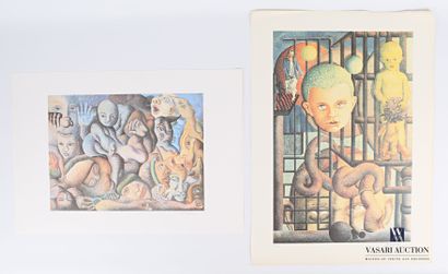 null DEDIC Drago (né en 1937), d'après

Enfance - Visages 

Deux lithographie en...