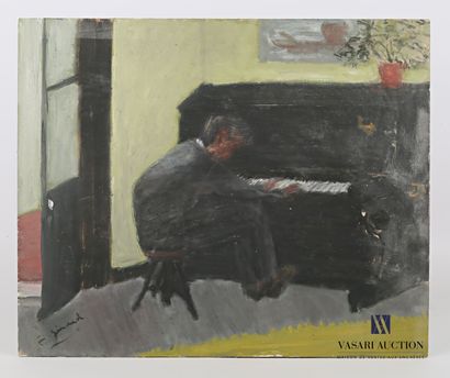 null GIRAUD J.

Le pianiste 

Huile sur carton

Signée en bas à gauche

38 x 46 ...