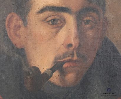 null RENAUD Ch. (20th century)

Portrait of a French soldier with a pipe 

Oil on...