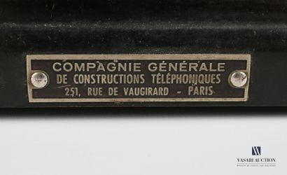 null Compagnie Générale de constructions téléphoniques 

Téléphone en bakélite noir...