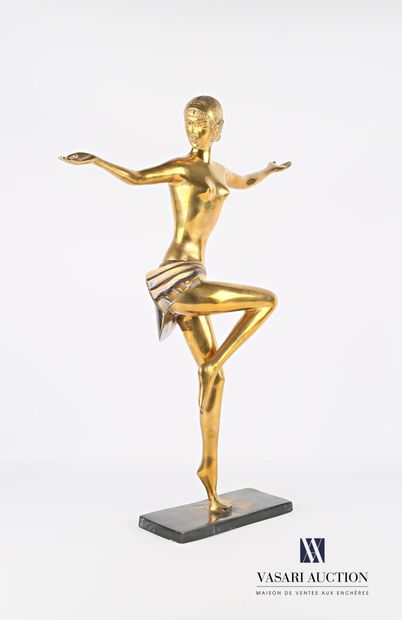 null ANONYME (XXème siècle)

Danseuse des années 30

Laiton

Haut. : 62,5 cm - Larg....