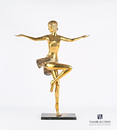 null ANONYME (XXème siècle)

Danseuse des années 30

Laiton

Haut. : 62,5 cm - Larg....