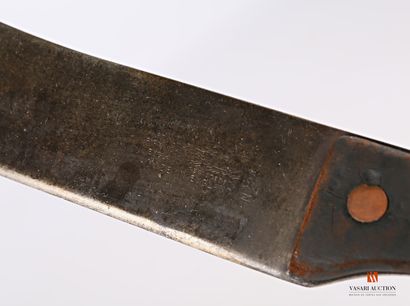 null Machete " Martindale " Birmingham England, LT 50 cm, leather plates, wear, oxidation,...