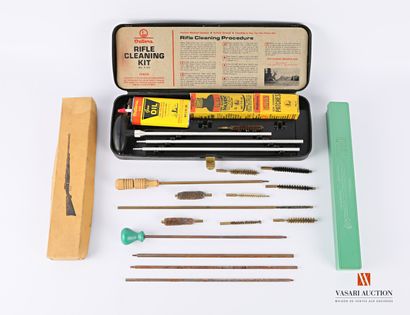 null Cleaning kits for rifle, three different models, used condition, wear, oxidation,...