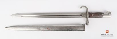 null Argentinian bayonet model 1909, straight blade of 400 mm, marked modelo argentino...