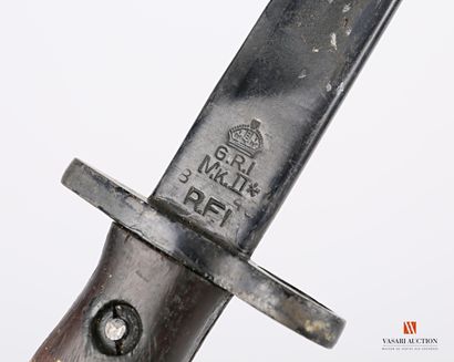 null Baïonnette britannique n°1 Mk II, lame de 30 cm, marquée GRI sous couronne (Georgius...