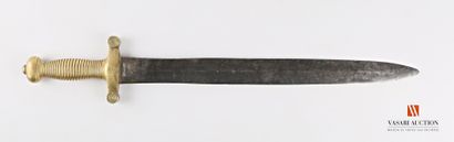 null Glaive d'infanterie modèle 1831, lame de 47,2 cm, marquée au talon Talabot Paris,...