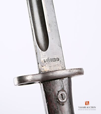 null Bayonet MAUSER Siamese model 1903 (type 2445), straight blade of 25 cm, carrying...