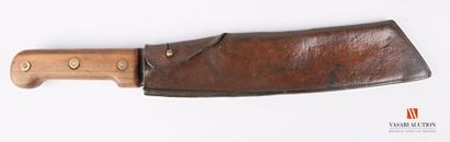 null Senegalese skirmisher's knife model 1916 (first type), 36 cm blade, riveted...