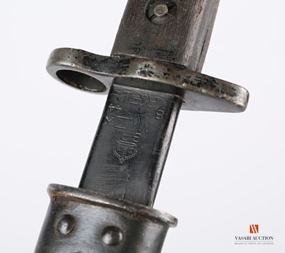 null British bayonet n°1 Mk III, 30,5 cm blade, marked GRI under crown (Georgius...