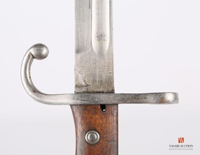null Argentinian bayonet model 1909, straight blade of 400 mm, marked modelo argentino...